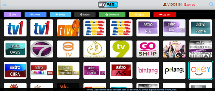 MyPadTV, Malaysia ASTRO All Channel /Singapore /HK/TW/China ...